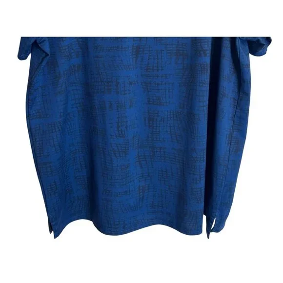 NWT VRST XXL Mens Blue Graphic Polo Golf Shirt Moisture-Wicking & Breathable - Picture 11 of 15